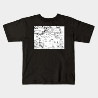 Jalldoon Map 2 Kids T-Shirt